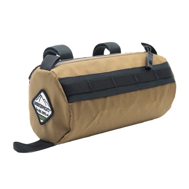 Handlebar/Stem Bags & Packs MoosePacks MoosePacks Handlebar Bag 2.5L Chestnut Brown Dim Gray
