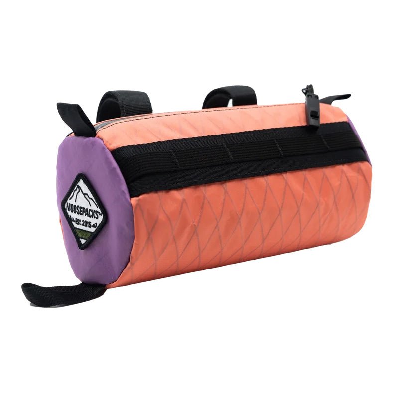 Handlebar/Stem Bags & Packs MoosePacks MoosePacks Handlebar Bag 2.5L Coral/Lilac Pale Violet Red