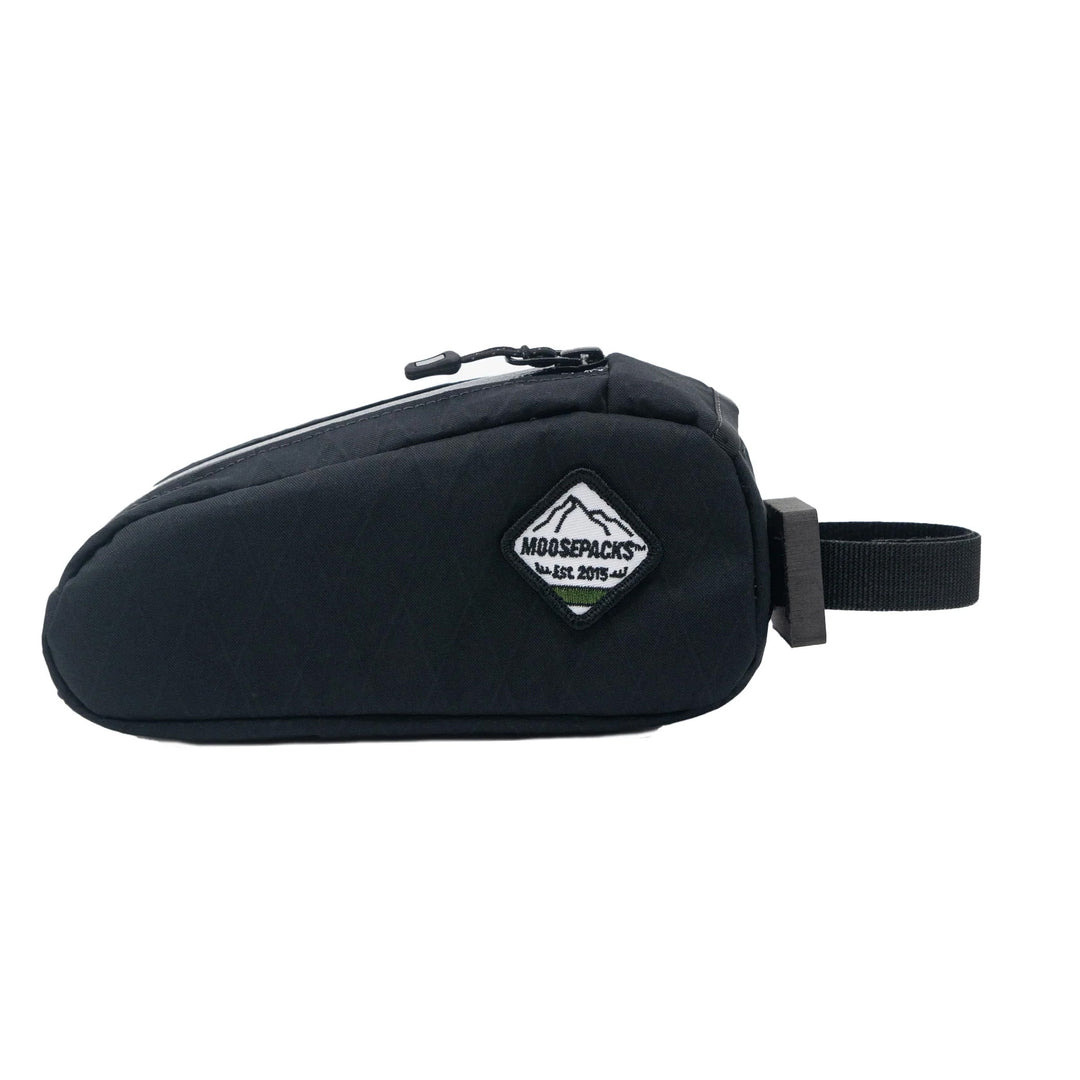 Top Tube & Down Tube Packs MoosePacks MoosePacks Top Tube Bag 1L Black Dark Slate Gray