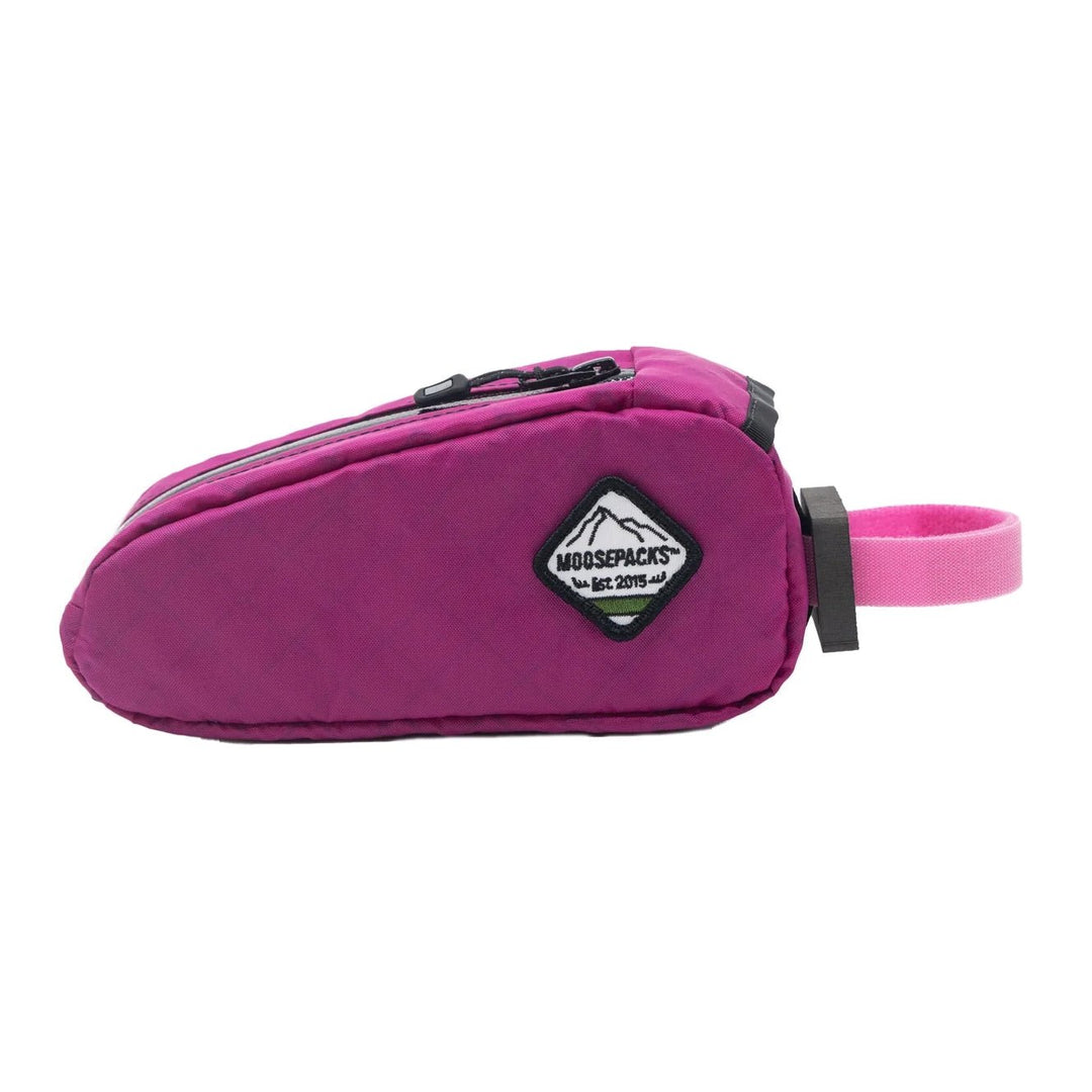 Top Tube & Down Tube Packs MoosePacks MoosePacks Top Tube Bag 1L Fuchsia Maroon