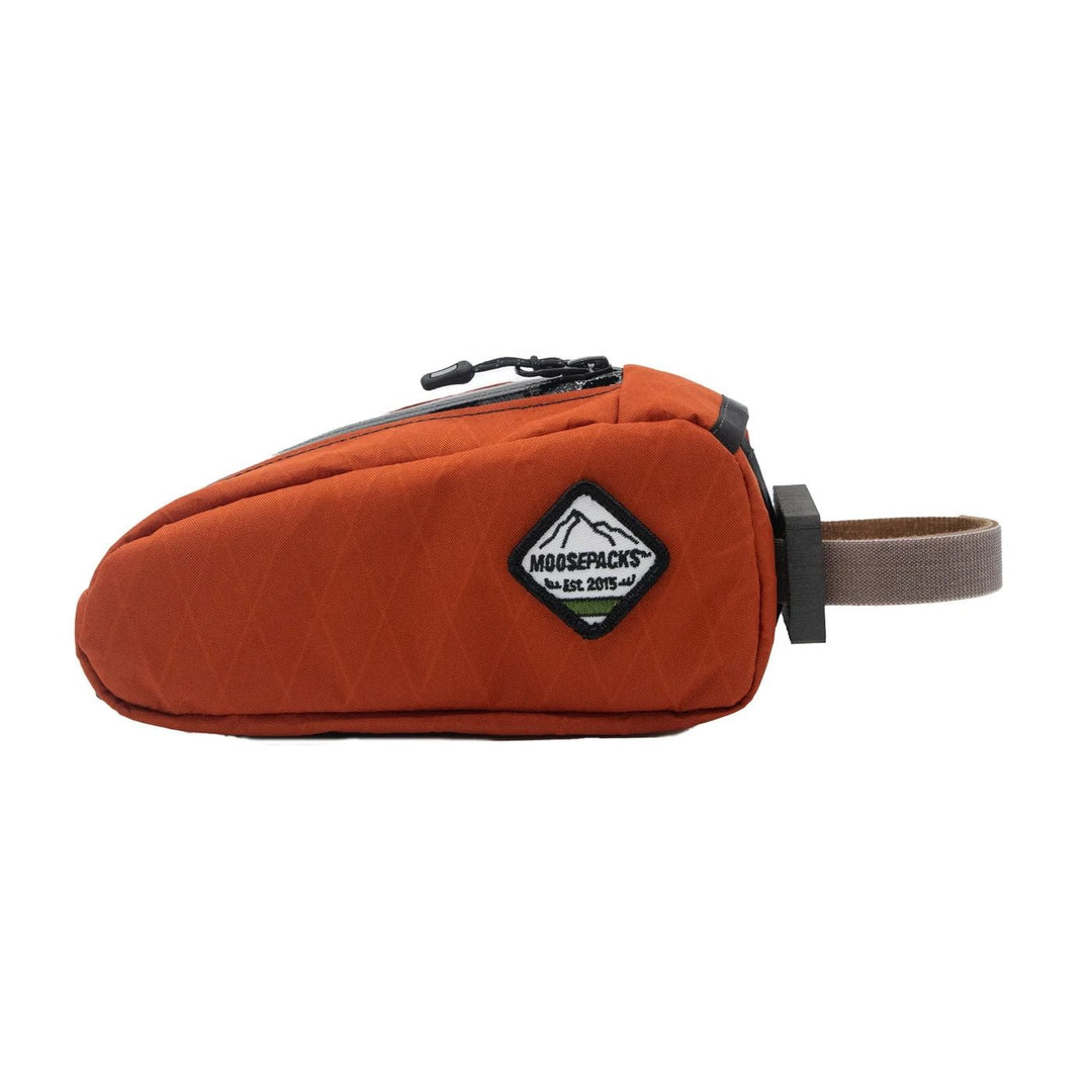 Top Tube & Down Tube Packs MoosePacks MoosePacks Top Tube Bag 1L RedFern Saddle Brown