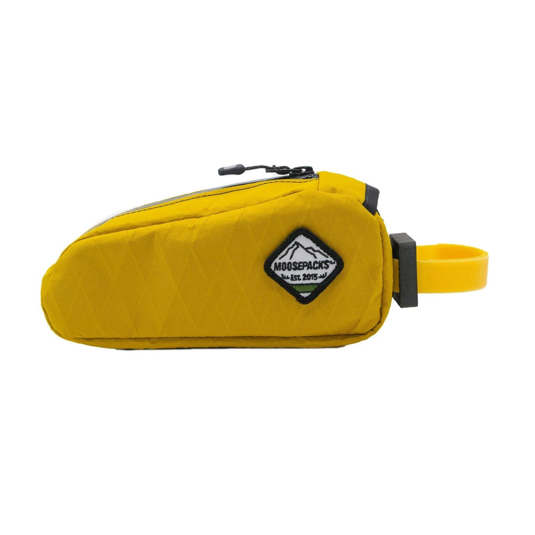 Top Tube & Down Tube Packs MoosePacks MoosePacks Top Tube Bag 1L SunnySide Yellow Dark Goldenrod