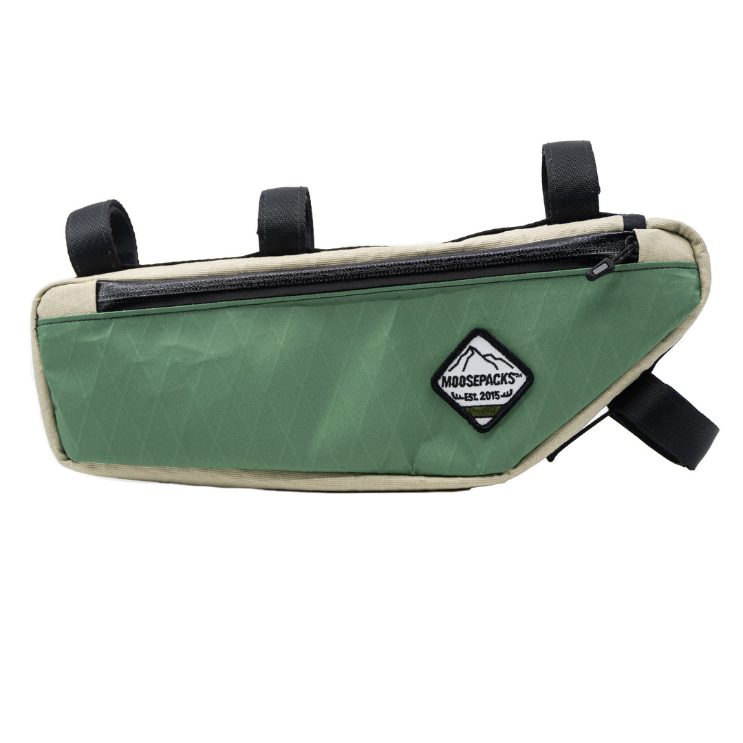 Handlebar/Stem Bags & Packs MoosePacks MoosePacks Frame Bag Large 2.6L Edgemont Green Dim Gray