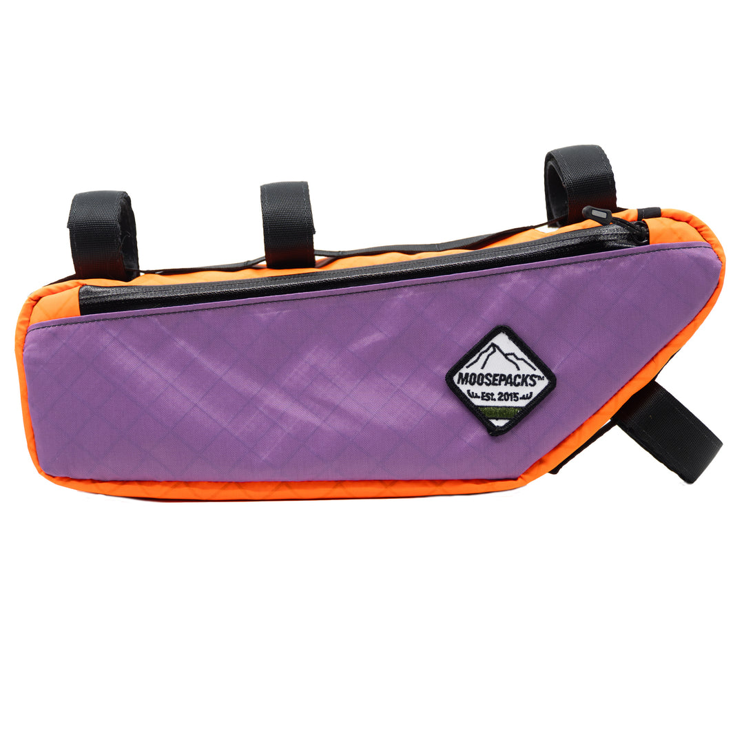 Handlebar/Stem Bags & Packs MoosePacks MoosePacks Frame Bag Large 2.6L Lilac Slate Gray