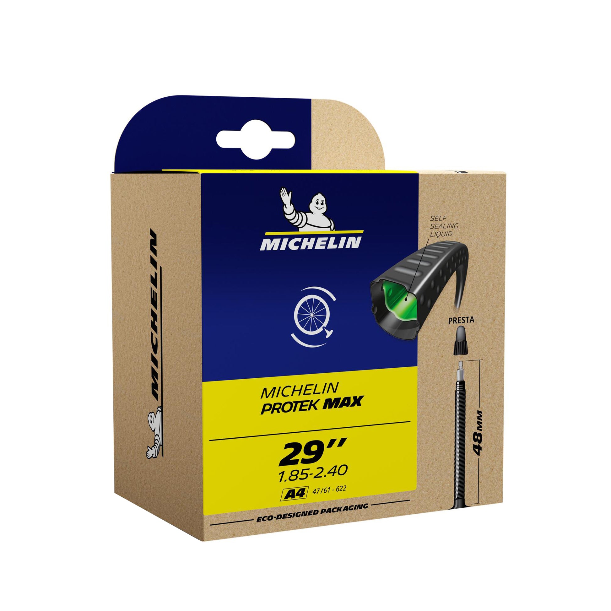 Tube Michelin Michelin A6 Protek Max Tube 29"x2.4-3.0" SV 48mm Midnight Blue
