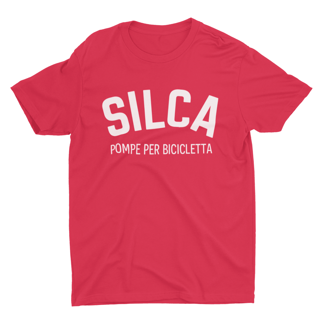 Silca Red Pompe Bicicletta T-Shirt - Dragonspine Cycling