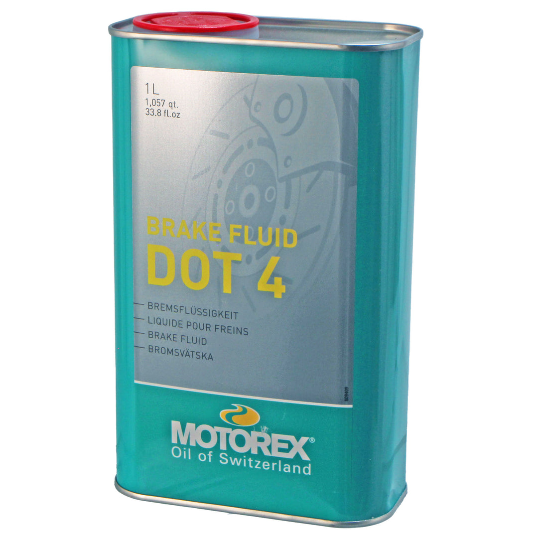 Disc Brake Bleed Kits and Fluids Motorex Motorex Bike DOT-4.0 Brake Fluid 1L Light Slate Gray