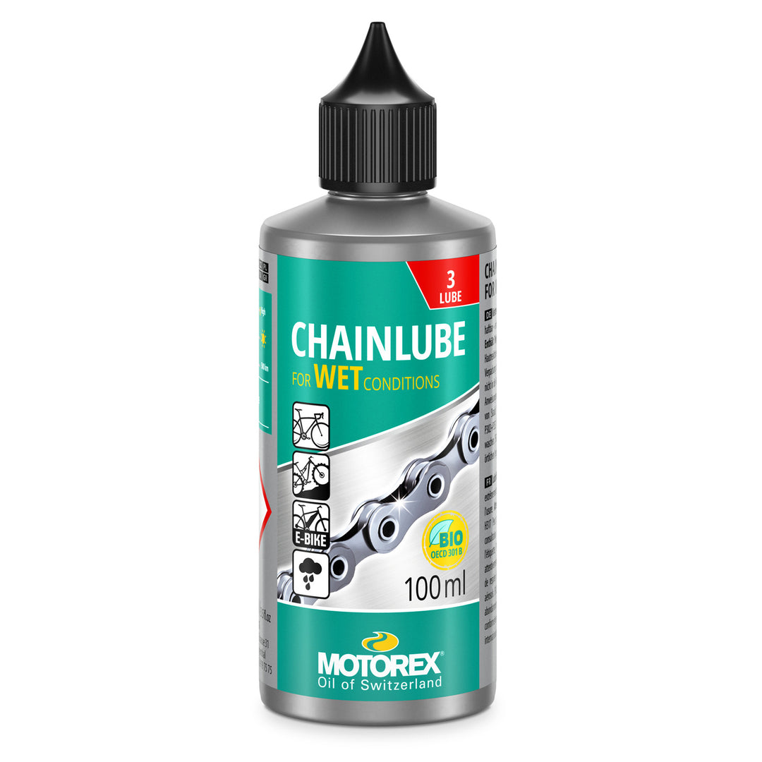 Lubricants Motorex Motorex Wet Chain Lube 100ml Medium Sea Green