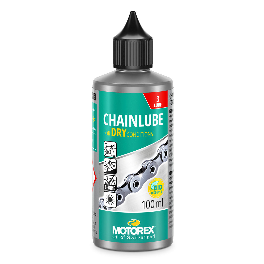 Lubricants Motorex Motorex Dry Chain Lube 100ml Medium Sea Green