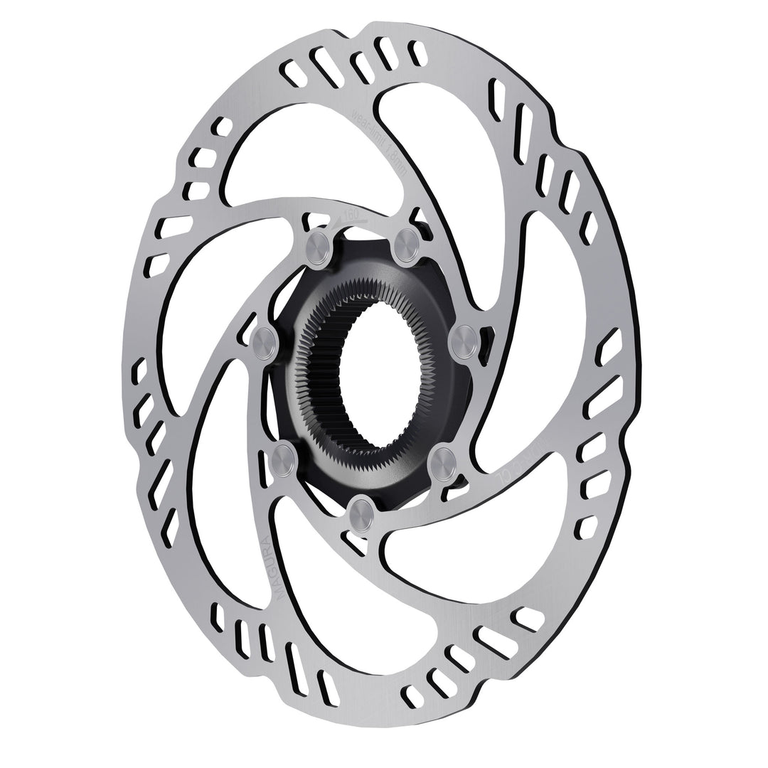 Disc Rotor Magura Magura MDR-C CL Disc Brake Rotor - 160mm Center Lock w/Lock Ring Thru Axle eBike Optimized Silver Gray