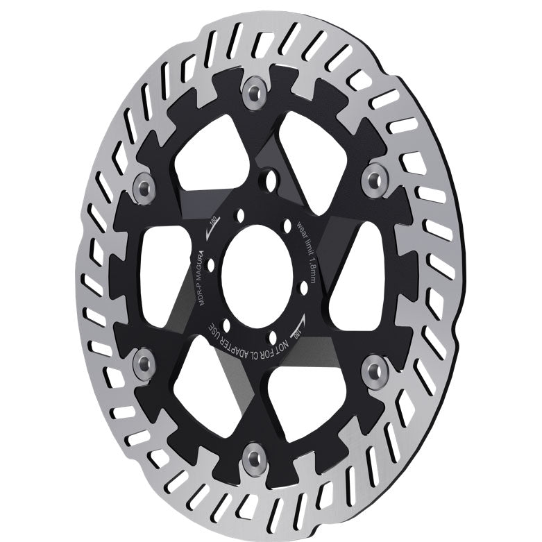 Disc Rotor Magura Magura MDR-P Disc Brake Rotor - 180mm 6-Bolt Silver/Black Gray
