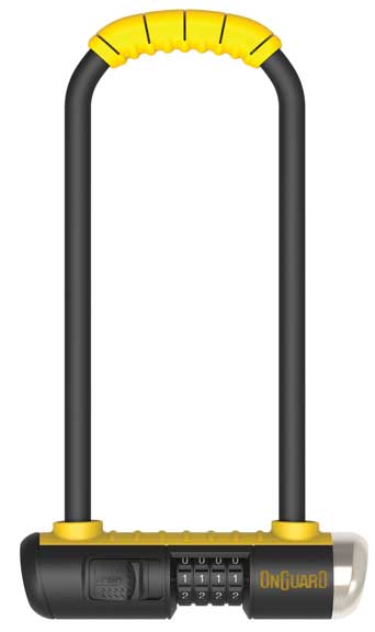 Locks OnGuard OnGuard Bulldog Mini LS Combo U-Lock 90mm x 241mm Dark Slate Gray
