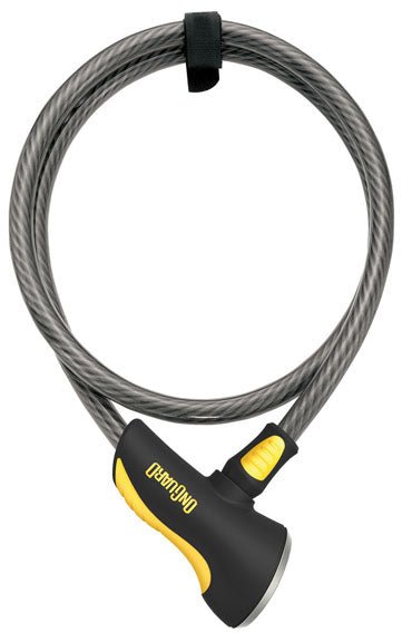 Locks OnGuard OnGuard Akita Keyed Cable Lock 1219mm x 12mm Dark Slate Gray