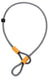 Cable Locks OnGuard OnGuard Akita Cable: 4 x 10mm Gray/Orange Slate Gray