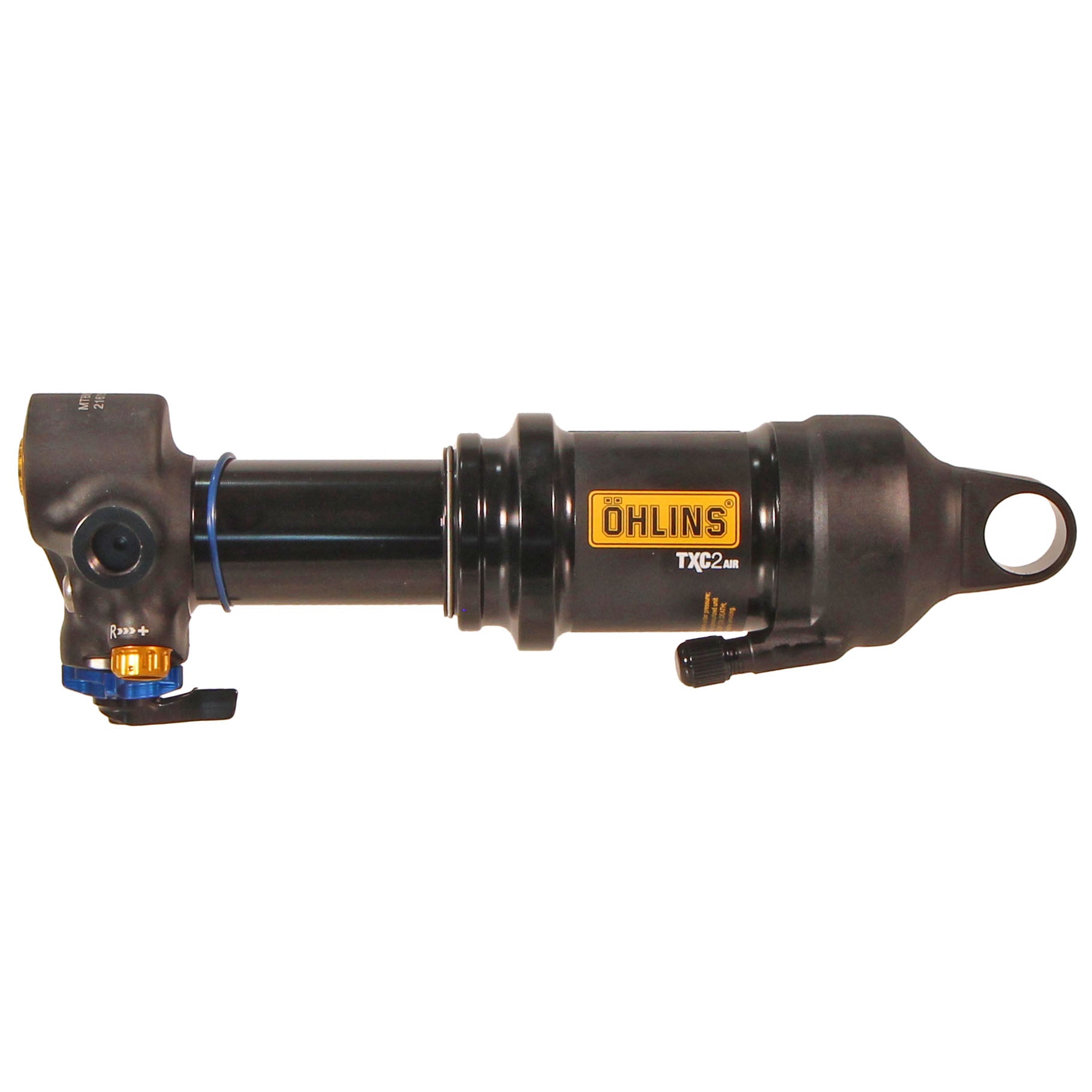 Rear Shocks Ohlins Ohlins TXC2 Air Trunnion Shock 47.5/50/52.5/55x185 Remote Dark Slate Gray