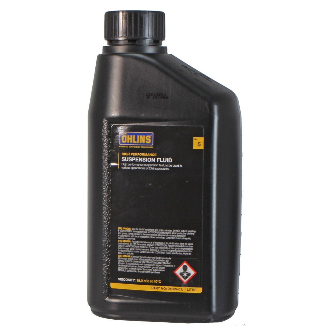 Shock Oil Ohlins Ohlins High Performance Fork Damper Fluid (M.2 spec) 1 Liter Dark Slate Gray