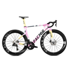 Factor ONE in Blush, Shimano Ultegra, studio photo