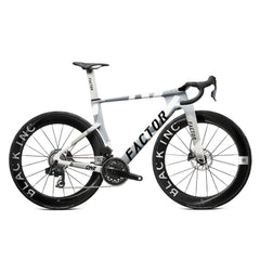 Factor ONE in Nimbus Grey, SRAM Force, studio photo