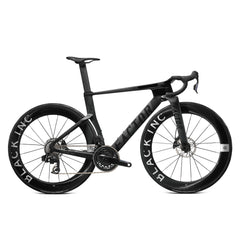 Factor ONE in Onyx Black, SRAM Force, studio photo