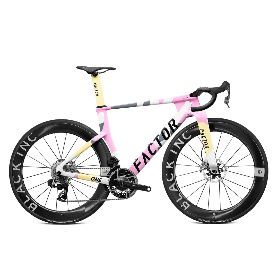 Factor ONE in Blush, SRAM Red, studio photo