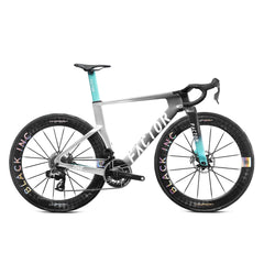 Factor ONE in Silverstone, SRAM Red, Black Inc HYPER 62, studio photo