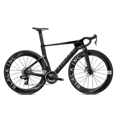 Factor ONE in Onyx Black, SRAM Red, studio photo