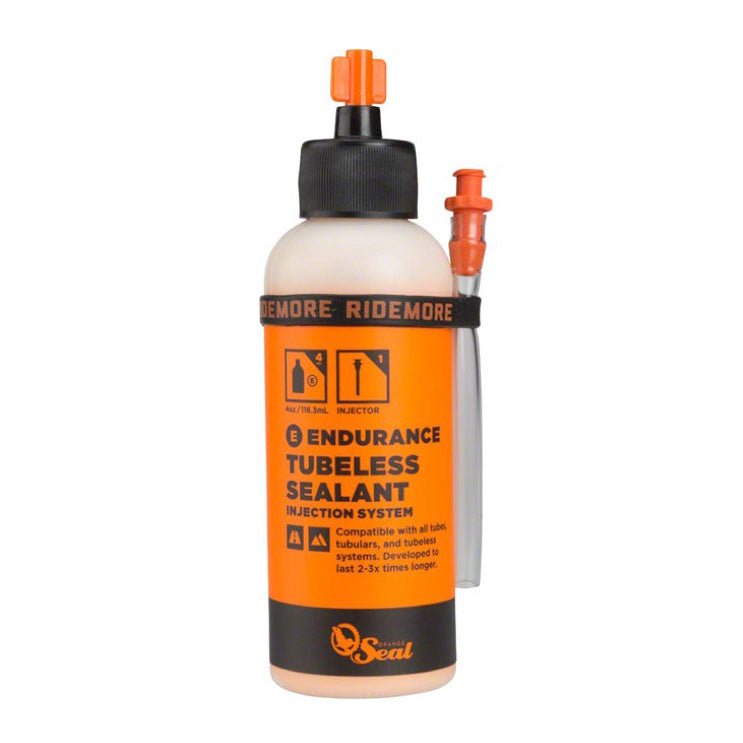 Tubeless Sealants Orange Seal Orange Seal Endurance Tubeless Tire Sealant with Twist Lock Applicator - 4oz Chocolate