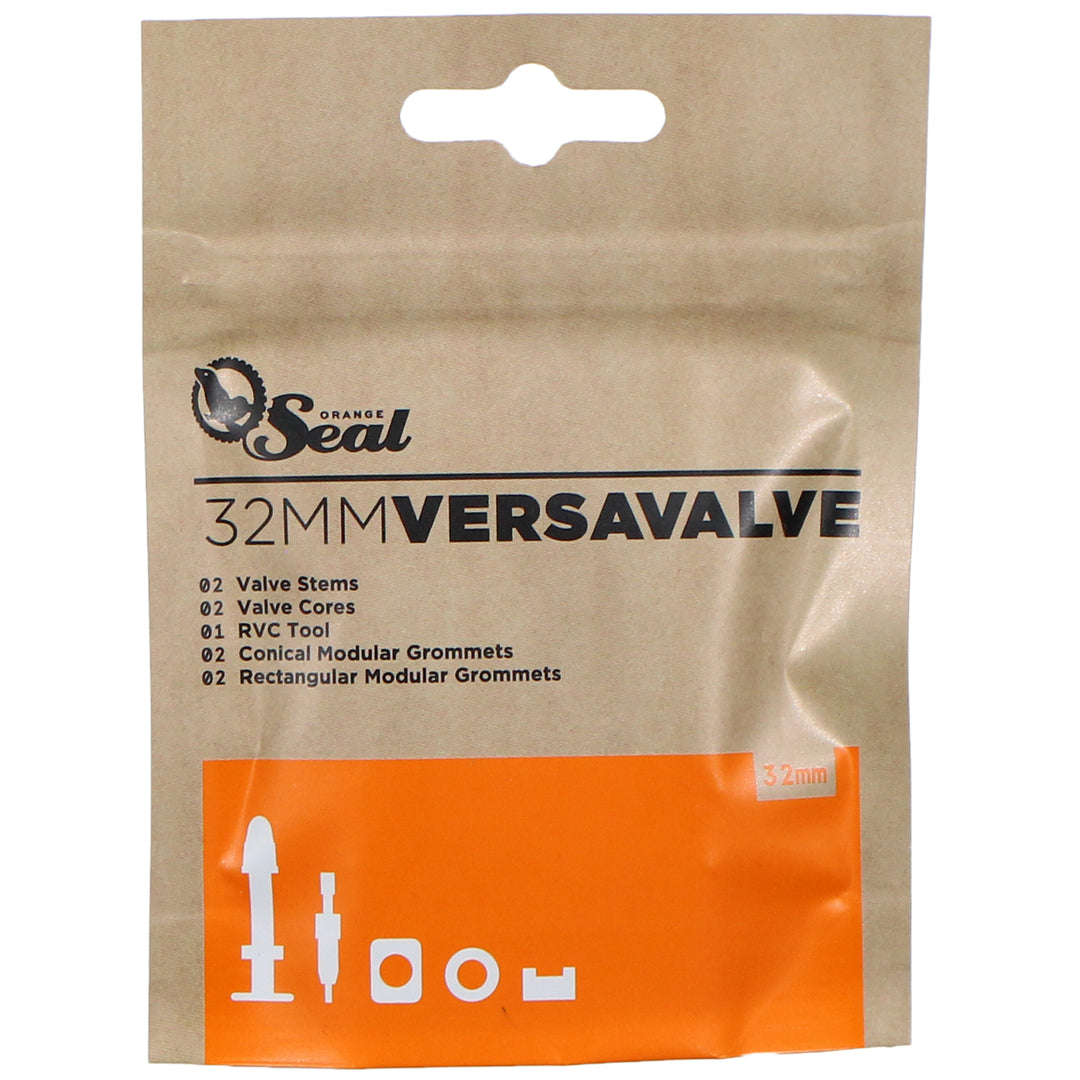 Tubeless Valves Orange Seal Orange Seal Versa Valve Tubeless Valve Stem 32mm Pair Rosy Brown