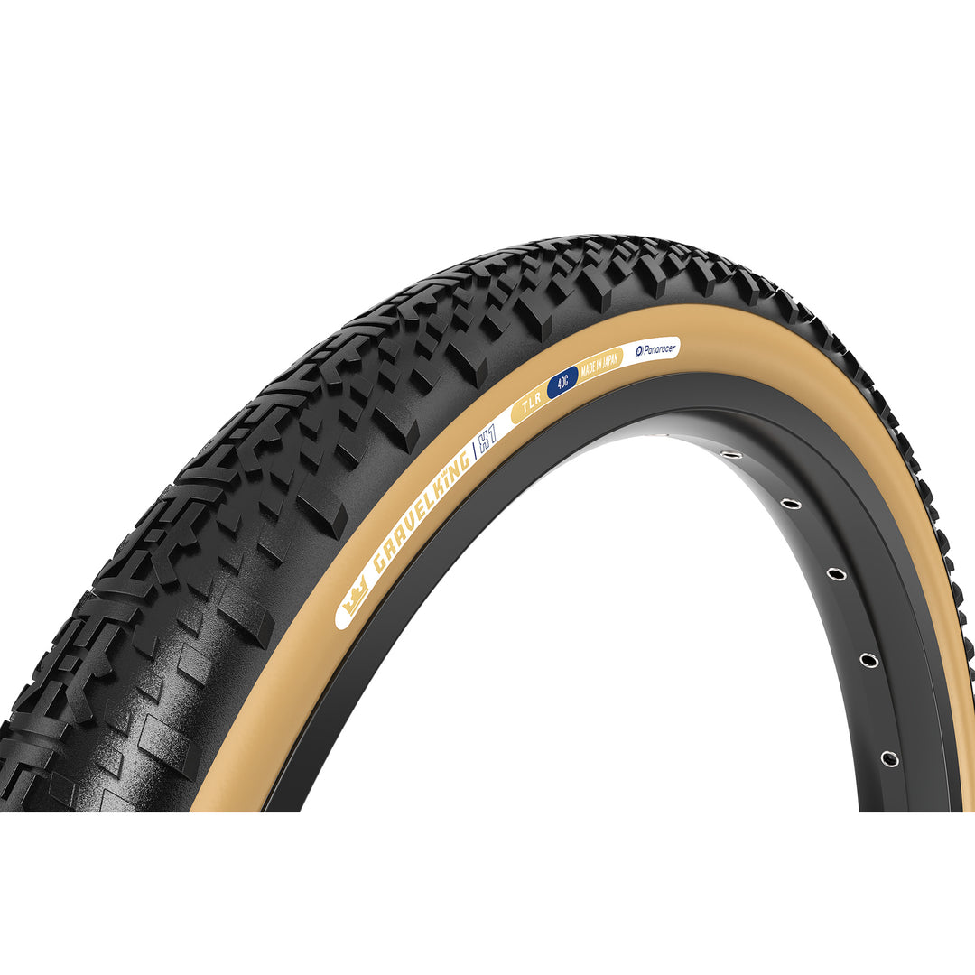 Tires Panaracer Panaracer GravelKing X1 Tire - 700 x 40 Tubeless Folding Black/Brown Dark Slate Gray