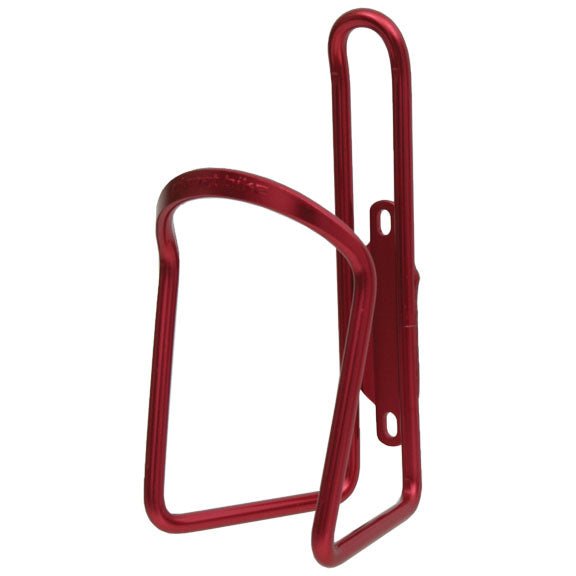 Water Bottle Cages Planet Bike Planet Bike Alloy 6.2mm Water Bottle Cage - Aluminum Red Anodized Saddle Brown