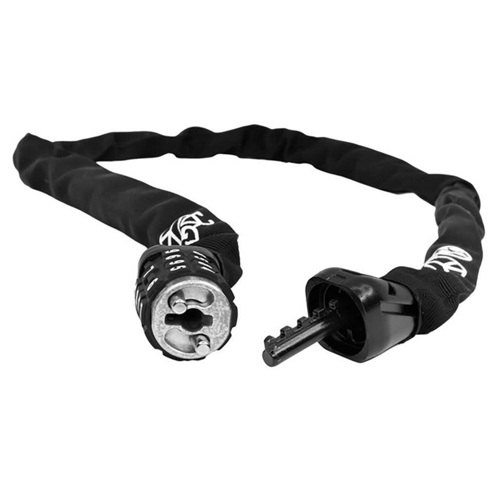 Locks Planet Bike Planet Bike Quick Stop Chain Bike Lock 1000mm x 4mm Dark Slate Gray