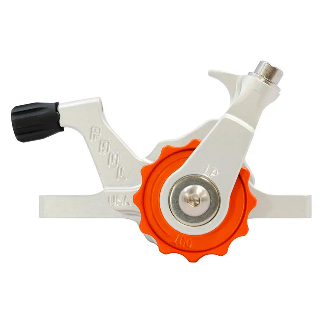 Disc Brake & Lever Paul Components Paul Components Klamper Disc Brake Caliper Short-Pull - Silver/Org Light Gray