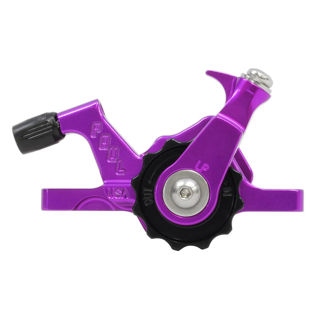 Disc Brake & Lever Paul Components Paul Components Klamper Disc Brake Caliper Long-Pull - Purple/Black Dark Orchid