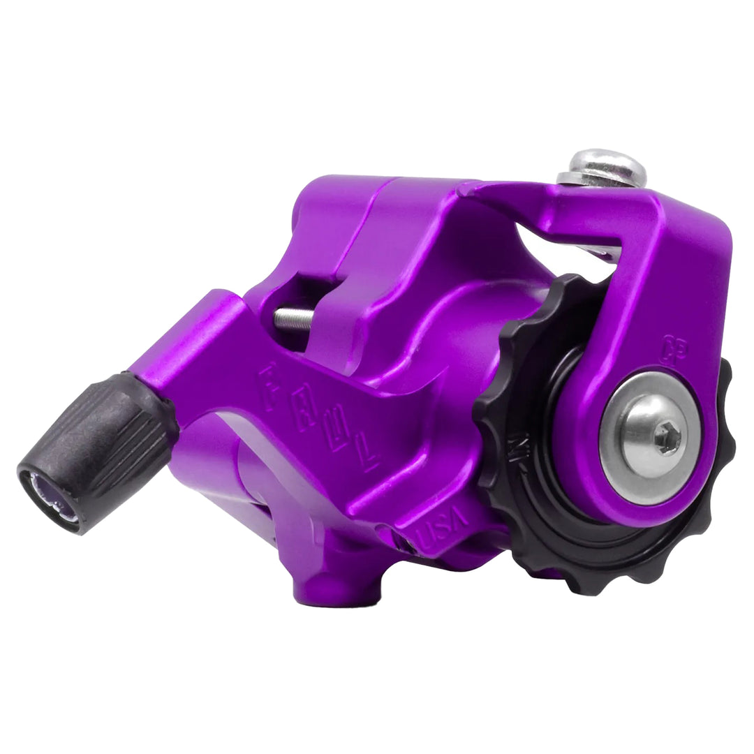 Disc Brake & Lever Paul Components Paul Components Klamper Flat Mount Disc Caliper Short-Pull Pur/Blk Dark Magenta