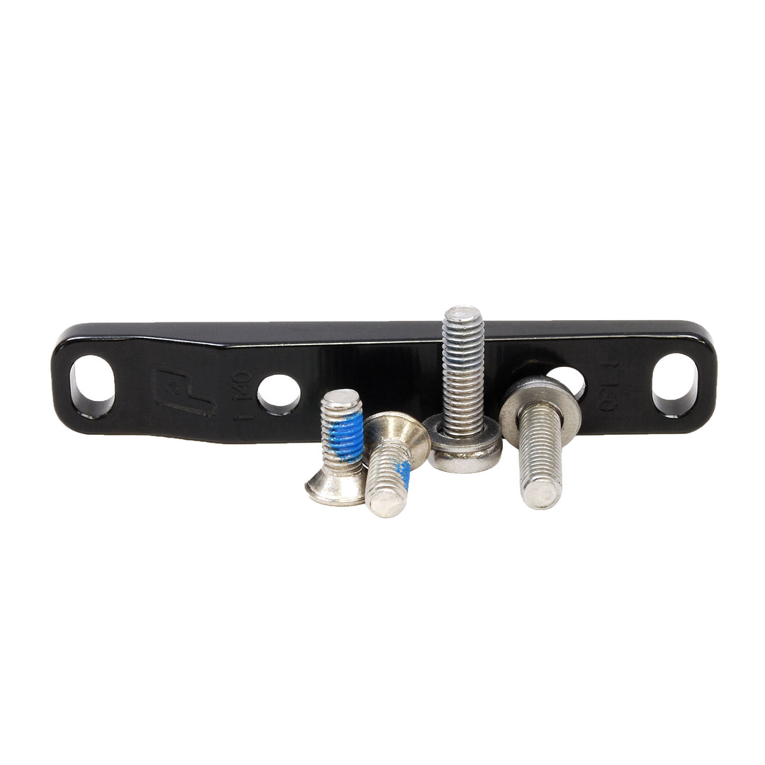 Disc Brake Adapters & Bolts Paul Components Paul Components Flat Mount Bracket Front 140/160mm w/ Bolts Black Dark Slate Gray