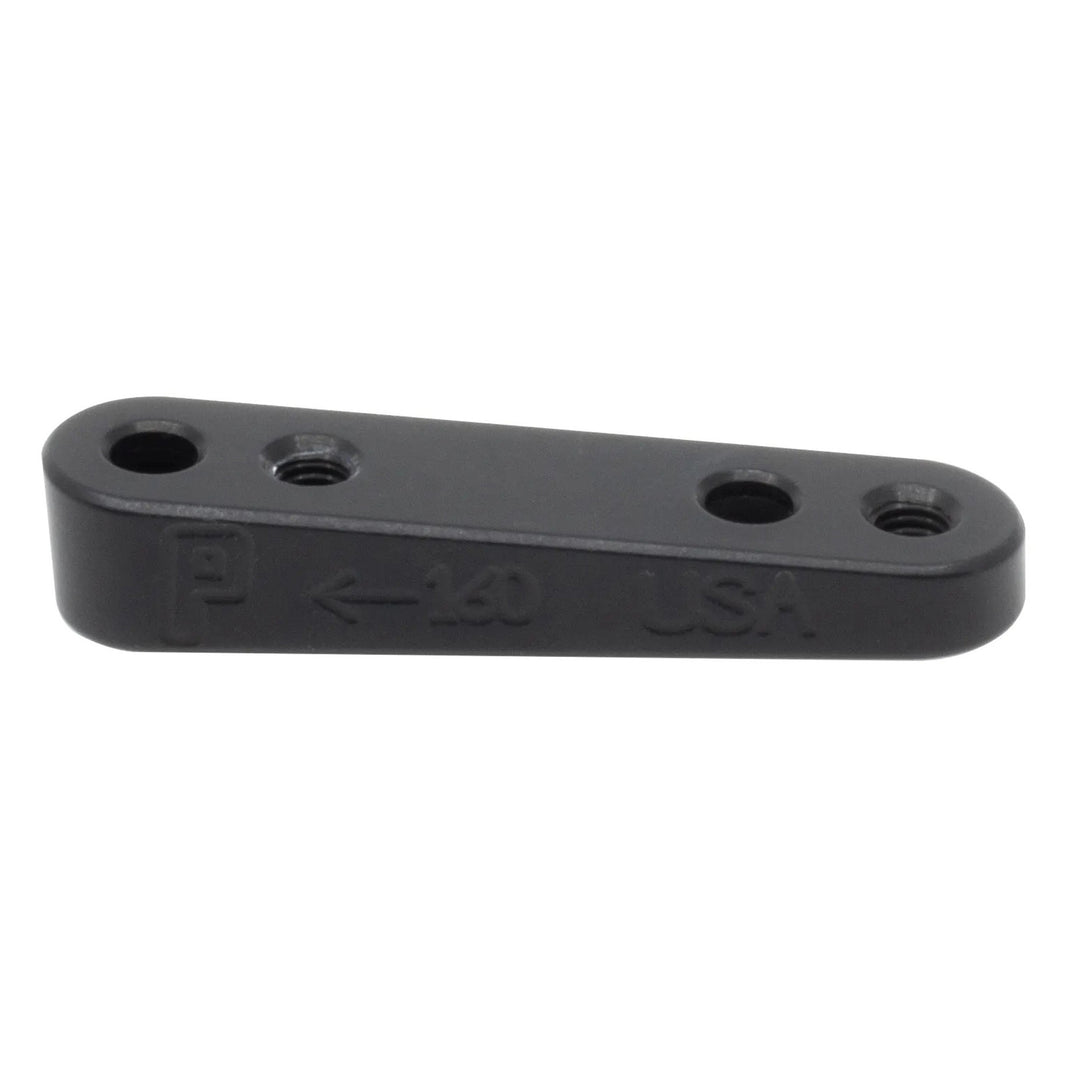 Disc Brake Adapters & Bolts Paul Components Paul Components Flat Mount Bracket Rear 160mm w/ Bolts Black Dark Slate Gray