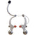 Linear Pull Brakes Paul Components Paul Component Engineering Mini Moto Brake Silver Gray