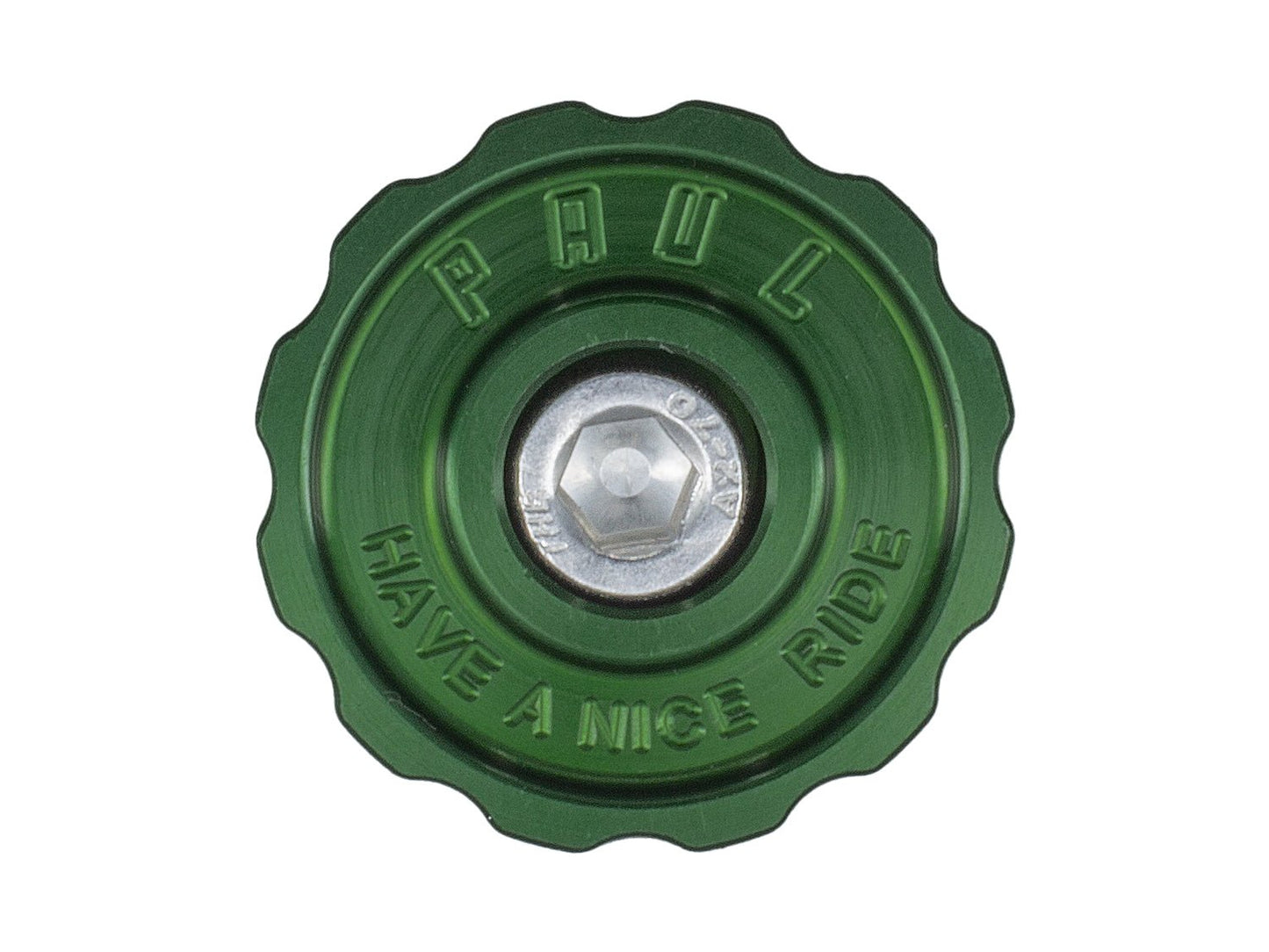 Headset Accessories Paul Components Paul Components Aluminum Top Cap Green Dark Slate Gray