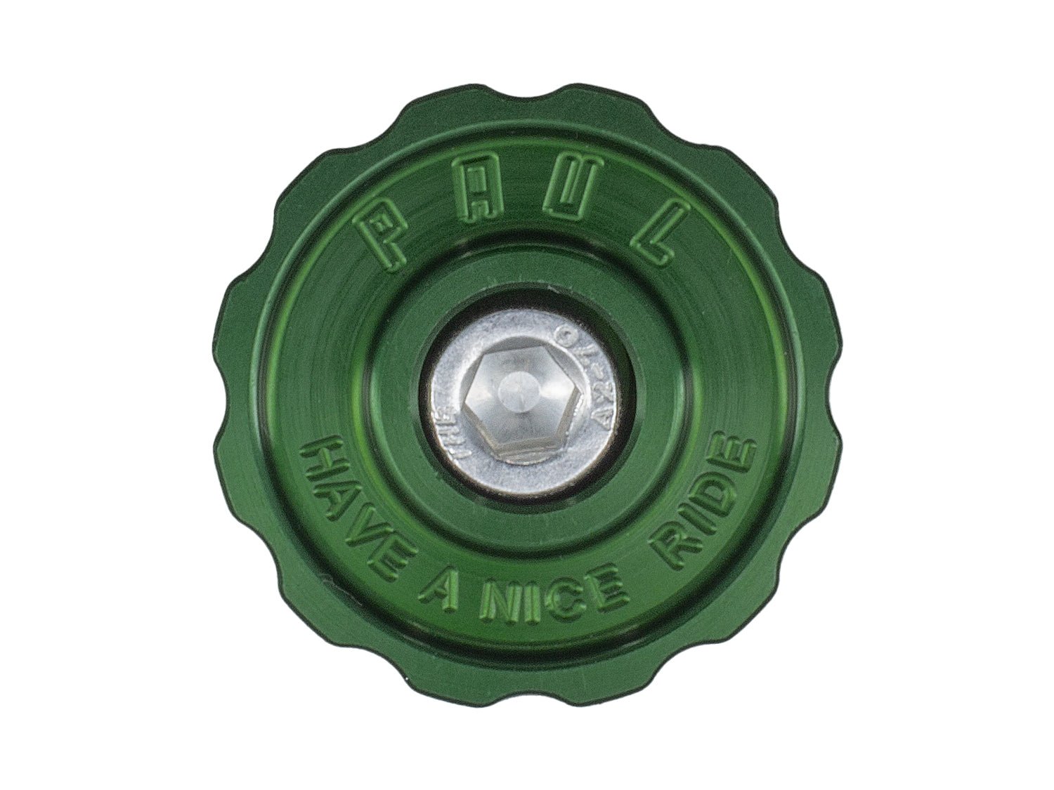 Headset Accessories Paul Components Paul Components Aluminum Top Cap Green Dark Slate Gray