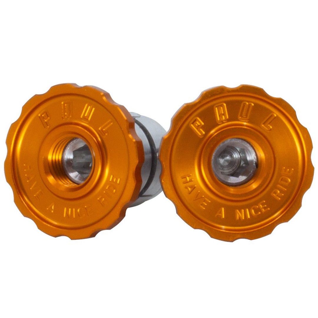 Bars Ends & Plugs Paul Components Paul Components Aluminum Bar End Plug Orange Chocolate