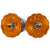 Bars Ends & Plugs Paul Components Paul Components Aluminum Bar End Plug Orange Chocolate