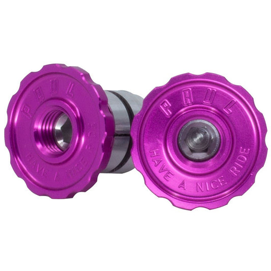 Bars Ends & Plugs Paul Components Paul Components Aluminum Bar End Plug Pink Dark Magenta