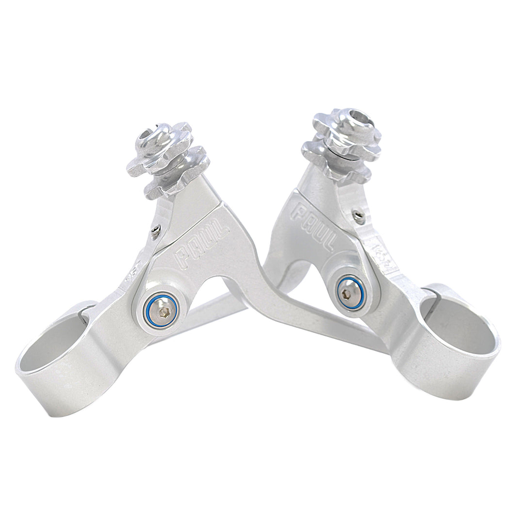 Brake Levers Paul Components Paul Component Engineering Canti Lever Brake Levers Silver Pair Light Gray