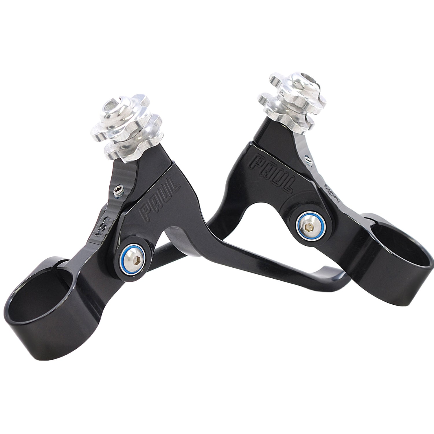 Brake/Shift Lever - Drop Bar Paul Components Paul Components Canti Levers Short Reach Black Pair Dark Slate Gray