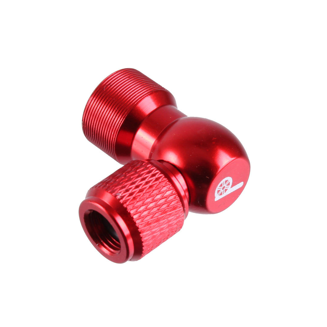 CO2 Inflators/Cartridges Prestacycle Prestacycle Prestaflator Micro CO2 Inflator Head - Includes Insulated Sleeve Red Maroon