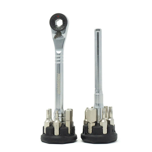 Ratchets and Bits Prestacycle Prestacycle Pro T-Handle Ratchet Kit Gray