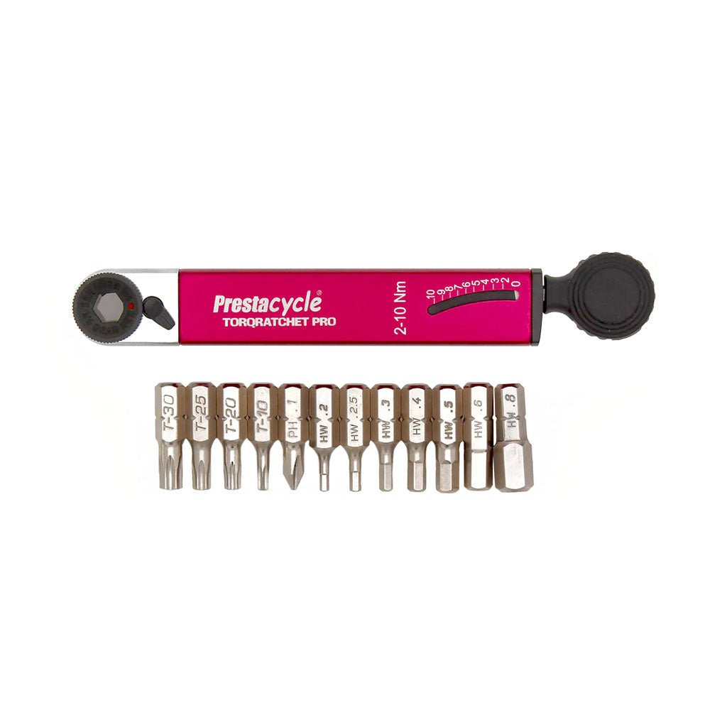 Multi Tools Prestacycle Prestacycle TorqRatchet PRO Deluxe Pocket Multi-Tool Set Maroon