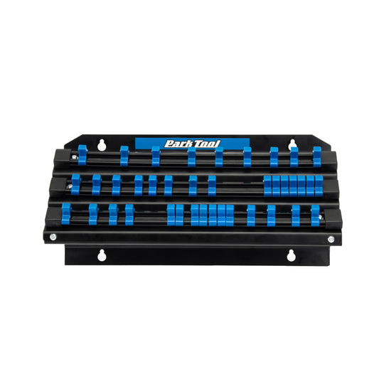 Shop Supplies Park Tool Park Tool JH-3 Wall-Mounted Socket Bit and Torque Tool Organizer Black