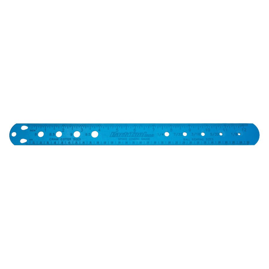 Wheel Building Tools / Truing Stands Park Tool Park Tool SBC-1 Spoke ruler Cotter and Ball Bearing Gauge Light Sea Green
