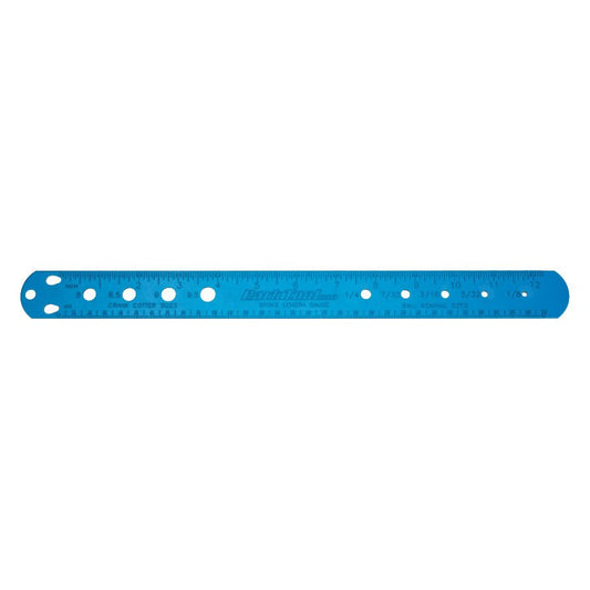 Wheel Building Tools / Truing Stands Park Tool Park Tool SBC-1 Spoke ruler Cotter and Ball Bearing Gauge Light Sea Green
